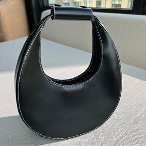 STAUD Black Leather Bag